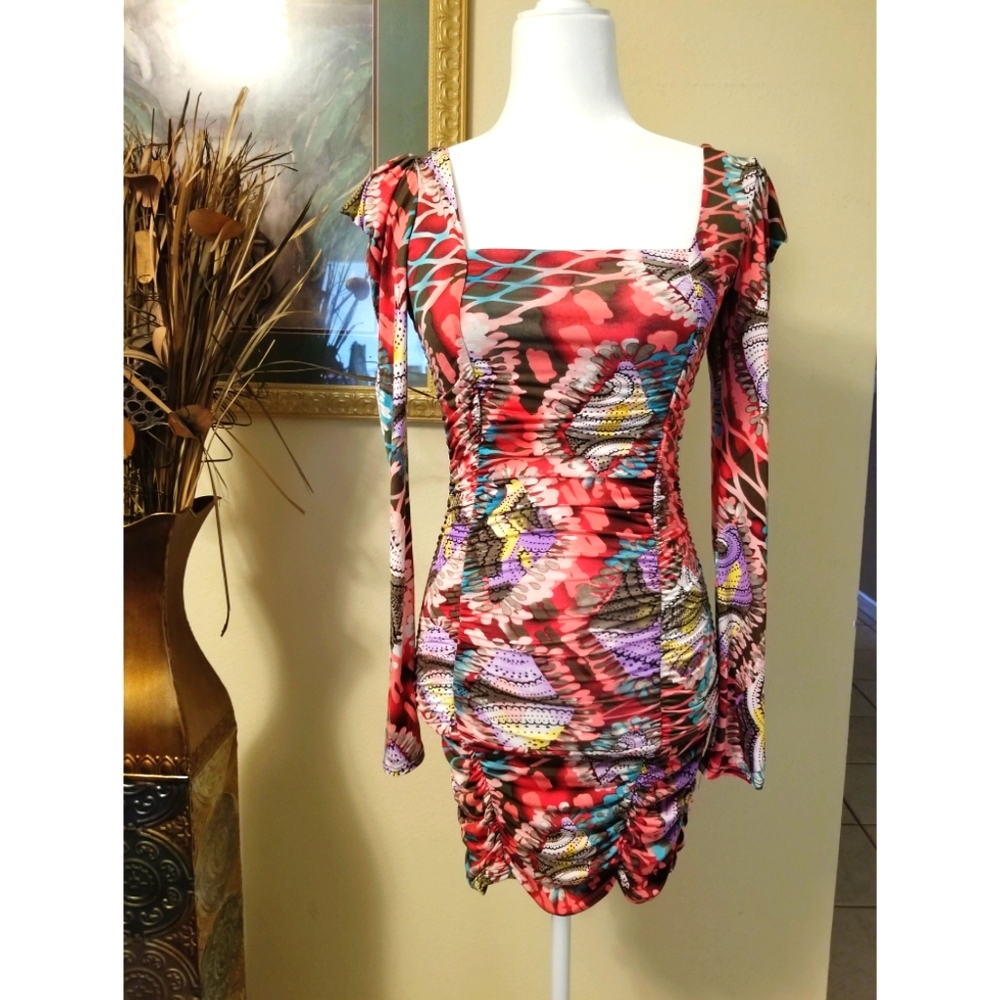 Long sleeve bodycon dress size small